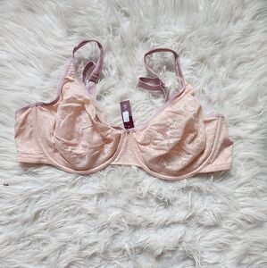Adore Me Pale Pink Comfort Bra